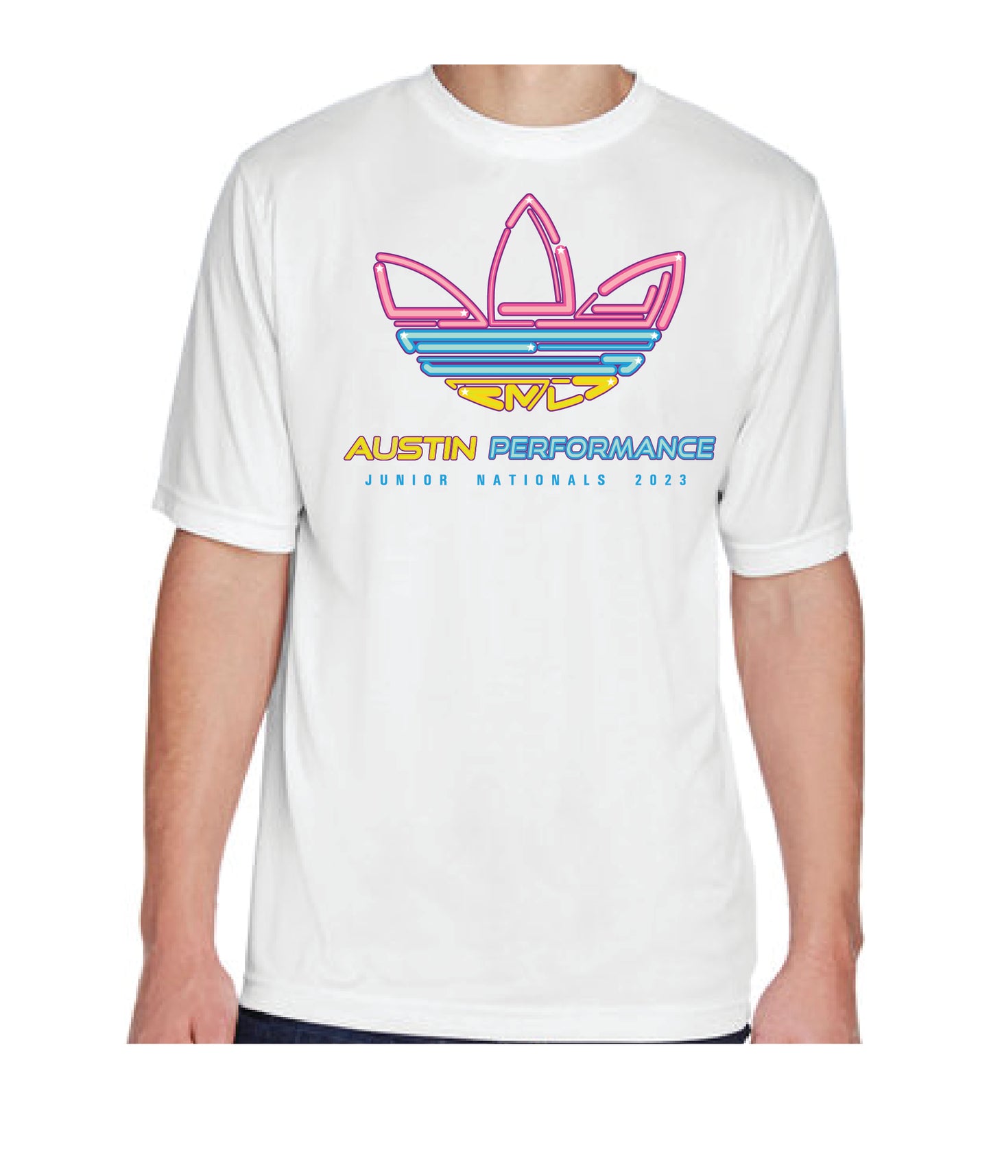 Nationals 2023 Short Sleeve Sport Performance Tee - White