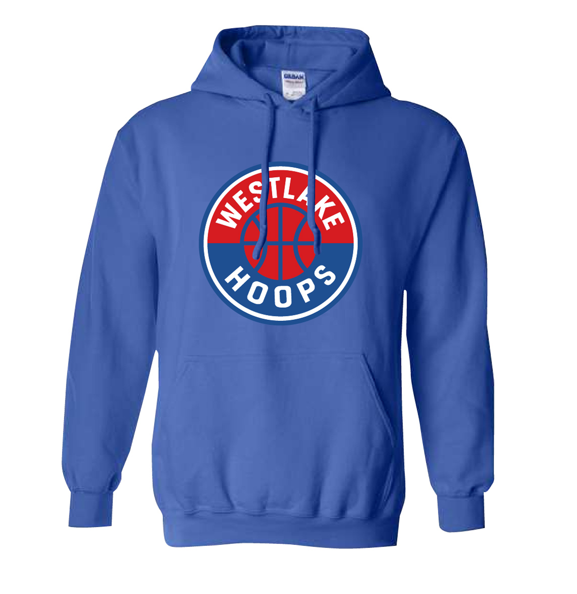 Hoops Heavy Blend ADULT Hoodie Royal-195315