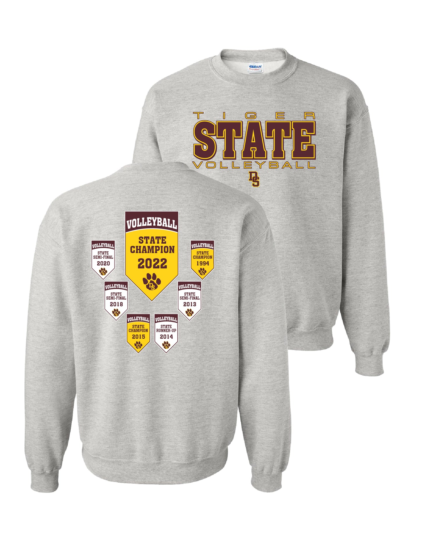 Dripping Springs Champions Sweatshirt in Heather Gray (WO-166599)