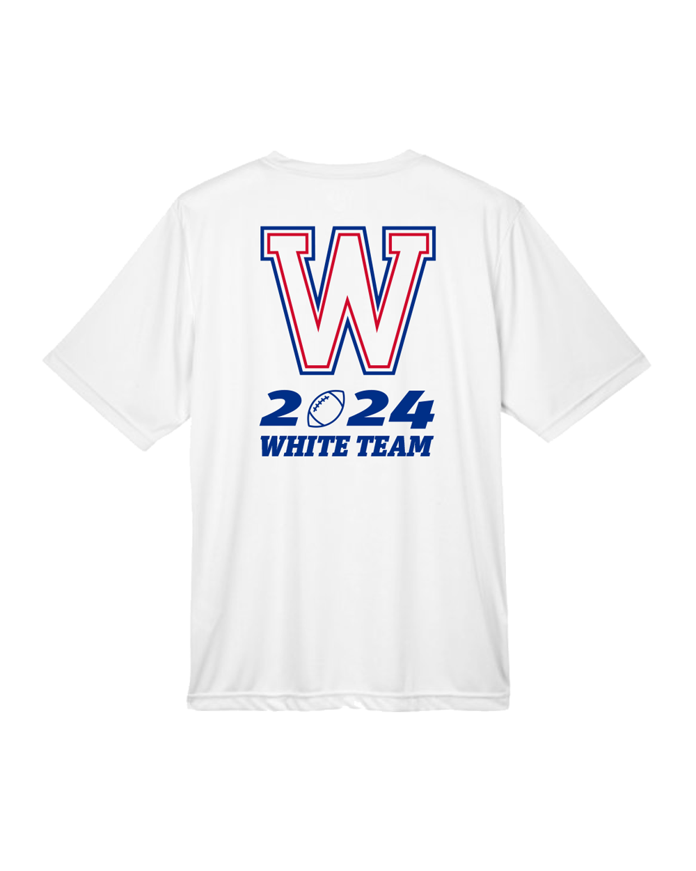 WHS White Team Short Sleeve YOUTH White Tee - 180917