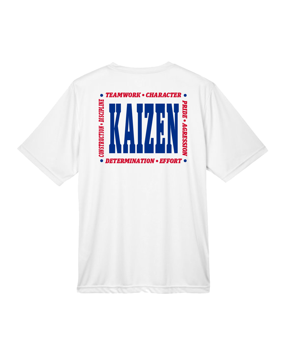 WHS White Team 'KAIZEN' Short Sleeve YOUTH White Tee - 180918