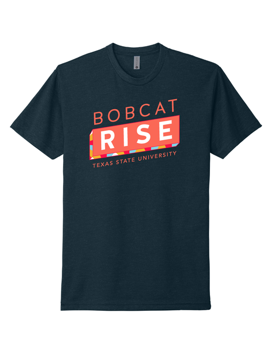 Bobcat Rise Class of 2028 T-shirt in Navy (WO-184012)