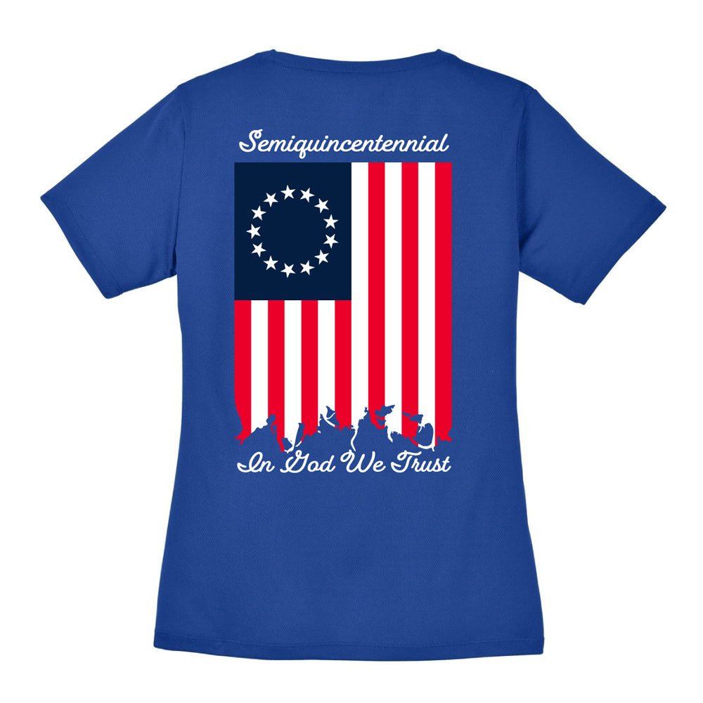 RCVA Fourth of July LADIES' V-Neck Shirt - 197894