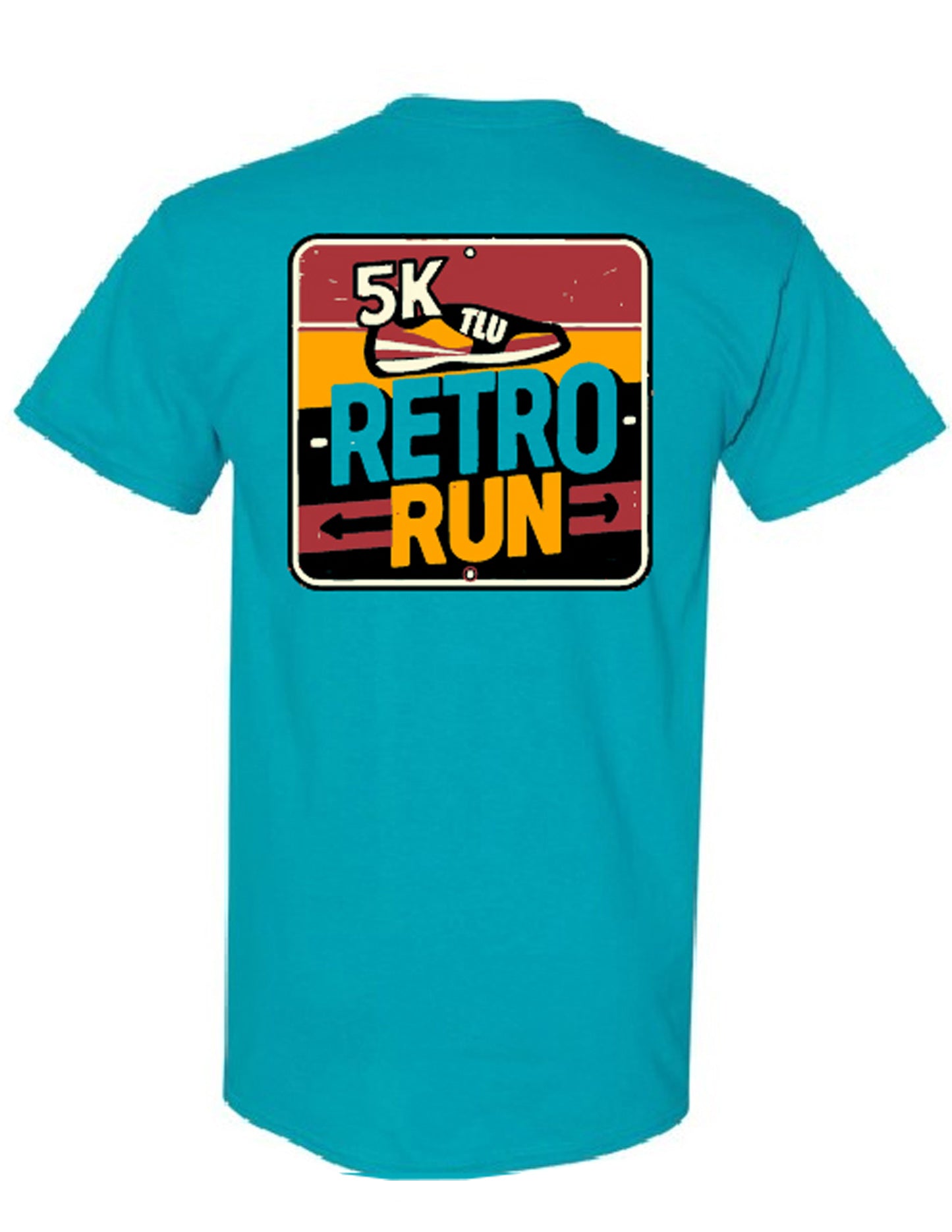 5K Retro Run Short Sleeve Cotton Shirt