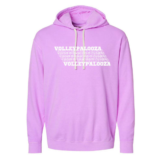 Volleypalooza Neon Violet Hoodie - 198900