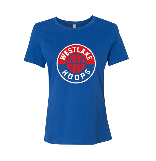 Hoops WOMEN'S Relaxed Jersey Tshirt Royal-195315