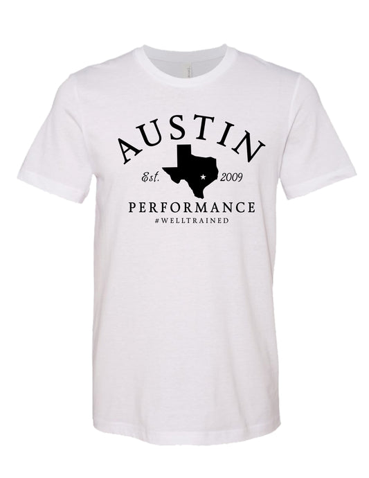 Austin Performance #Welltrained T - White (WO-176073)